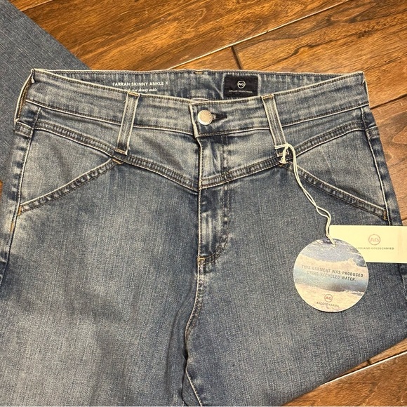 AG Adriano Goldschmeid Women’s Jeans Farrah Skinny Ankle X High-Rise Size 30 - Picture 6 of 16